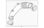 Genuine Audi Air Inlet 06L-129-616-K. Fixed Price $209.20.