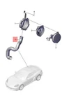 Genuine Porsche 718 Cayman Pipe 982035221. Fixed Price $46.66.