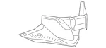 Genuine Lexus Radiator Support Air Duct 53208-53090. Fixed Price $255.17.