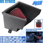 Air Intake Red Filter + Heat Shield For 00-06 Audi MK1 Vw Jetta Golf MK4 1.8T. Fixed Price $135.60.