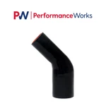 Hps 45 Degree Elbow Reducer Coupler Hose Silicone Black 1-1/2" 1-3/4" Id. Fixed Price $43.44.