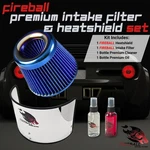 Reusable Cold Air Intake Filter And Heat Shield Kit Universal For Porsche. Fixed Price $69.99.