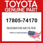 Toyota Genuine 1780574170 Resonator Sub-assy Intake Air 17805-74170 Oem. Fixed Price $75.14.