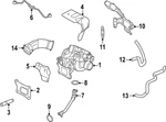 Genuine Nissan Inter-cooler Pipe 14460-6RC2A. Fixed Price $188.22.