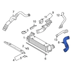 For Bmw X1 2013-2015 13717590304 Front Left Intercooler Pipe. Fixed Price $340.88.