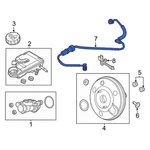 Ford Focus 2012-2018 BV6Z2420A Brake Vacuum Hose. Fixed Price $70.93.