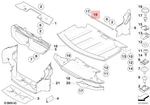 Genuine Bmw M6 E63 E64 Convertible Connection Rod Front Air Duct 51748040116. Fixed Price $29.00.