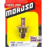 Moroso 97800, Kit Zinc Steel Check Valve Hdr Collecto Performance Racing Parts. Fixed Price $52.45.