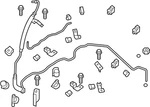 Genuine Infiniti 2019-2020 QX60 Pressure Hose 49710-3KA0D. Fixed Price $359.63.