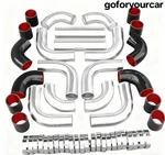 12PCS 3" Inch Intercooler Piping Kit W/coupler And T-clamps Universal Aluminum. Fixed Price $115.88.