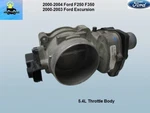 3L3U-9N825-AF 00 To 04 Ford F250 F350 Excursion 5.4L Throttle Body Assembly. Fixed Price $49.00.