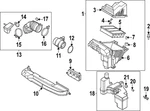 Genuine Kia Duct Assembly 28210-GG000. Fixed Price $132.72.