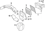 Genuine Subaru Air Inlet Duct 46012FN000. Fixed Price $72.41.