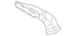 Genuine Volkswagen Intake Duct 3D0-129-617-AF. Fixed Price $101.99.