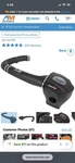 Afe Power Momentum Gt Cold Air Intake System W/ Pro 5R Filter. Fixed Price $299.99.
