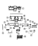 Genuine Mopar 2013-2017 Jeep Wrangler Instrumental Panel Air Duct 1UD96JS3AB. Fixed Price $56.69.