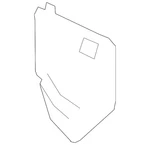 Genuine Bmw Side Duct 51-74-7-184-158. Fixed Price $136.67.