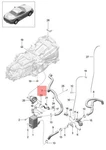 Genuine Porsche 718 Boxster Cayman Coolant Hose Return 982317030C. Fixed Price $73.78.