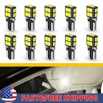 Auxito Led License Plate T10 Light Bulbs 6500K White Super Bright 168 2825 2/10X. Fixed Price $51.29.