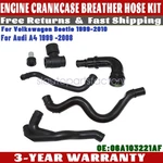 Crankcase Breather Vent Hose Pipe Kit Fit Audi A4 B6 A6 Vw Passat B5 1.8T Awt. Fixed Price $32.01.