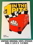 Mac Tools #1 The Pits - Vintage Original Vinyl Decal Sticker Automotive. Fixed Price $9.39.