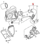 Audi A6 Avant S6 Quattro 4G2 4G5 Intake Hose 4G0129615E 12-14 No Duty To. Fixed Price $225.26.