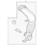 Genuine Ford Engine Air Intake Hose CV6Z-9B659-J. Fixed Price $225.72.