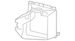 Genuine Audi Duct 4M0-145-333-R. Fixed Price $86.67.