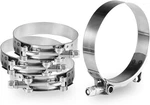 2/2.5/3/3.5/4" 304 Stainless Heavy Duty T-bolt Turbo Intake Silicone Hose Clamps. Fixed Price $8.22.