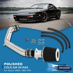 For 91-94 Nissan 240SX S13 KA24 Silvia Cold Air Intake System Piping Kit Chrome. Fixed Price $99.99.