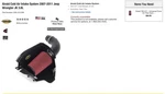 New Airaid 310208 Cold Intake 07-11 Vjeep Wrangler 3.8. Fixed Price $240.00.