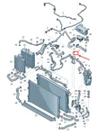New Audi A5 Sportback F5 Engine Coolant Hose 8W0122101BB Original. Fixed Price $55.16.