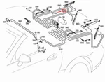 Mercedes-benz Sl R231 Right Roof Hydraulic Hose A2318002215 Original No Duty. Fixed Price $213.98.