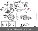 Genuine Oe Pants, Fuel Tank Sub Inlet, 7721360030 For Toyota 77213-60030. Fixed Price $37.20.