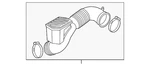 Genuine Kia Intake Hose 28130-D9100. Fixed Price $191.88.