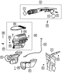 Genuine Mopar Make Up Air Hose 68413347AB. Fixed Price $32.91.