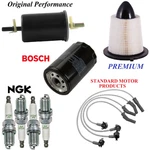 Tune Up Kit Air Oil Fuel Filters Wire Spark Plugs Ford Escort L4 2.0L 1997. Fixed Price $114.74.