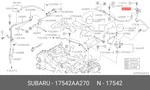 Genuine Oe Pipe Fuel Dlvy 17542AA270 For Subaru 17542-AA270. Fixed Price $31.55.