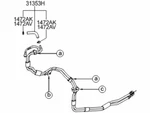 2014-2016 Hyundai Genesis Tube Assembly-fuel Front Oem New 31301B1050. Fixed Price $246.89.