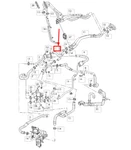New Audi Q7 Heater Coolant Feed Hose 4M0265372C Original. Fixed Price $64.43.
