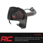 Rough Country Air Intake W/pre-filter Bag For Silverado Sierra 1500 4.8/5.3/6.2L. Fixed Price $139.95.