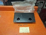 Nos Mopar 1986-1988 Dodge Aries Plymouth Reliant Front License Plate Bracket. Fixed Price $35.00.