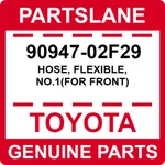 Toyota Land Cruiser Lexus LX470 Oem Genuine Flexible Hose 90947-02F29. Fixed Price $37.06.