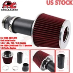 Short Ram Air Intake Kit + Red Filter For 1999-05 Vw Golf MK4 Jetta Beetle 1.8L. Fixed Price $37.50.