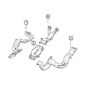 Genuine Mopar 2019-2025 Ram 1500 Front Center Distribution Duct 68277067AA. Fixed Price $66.41.