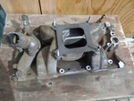 1957-1986 Summit Chevrolet Sbc 4BBL Aluminum Intake Manifold Air Gap 350 327. Fixed Price $190.00.