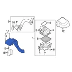 For Volvo XC90 2007-2014 Engine Air Intake Hose. Fixed Price $70.15.