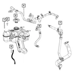 For Dodge Durango 2016-2020 68244092AB Lower Radiator Coolant Hose. Fixed Price $62.62.