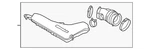 Genuine Nissan Engine Air Intake Hose 16576-4BA3A. Fixed Price $101.80.