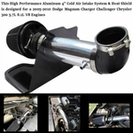 Cold Air Intake System Kit For 2005-2008 Dodge Magnum R/T&SRT-8 Hemi 5.7/6.1L V8. Fixed Price $99.00.